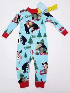 Little Blue House Hatley Outfit 6-12 M Blue Christmas Bears NEW CLEARANCE SALE - Picture 1 of 5