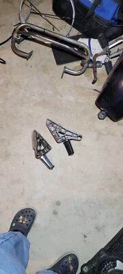 Kawasaki Vulcan VN 750 A 2006 estriberas traseras para pasajero 34028-1147 1987-2006 Foto 1 de 2