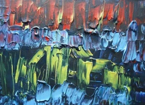 ORIGINAL ACRYLBILD - 30cm x 40cm - Picture 1 of 1