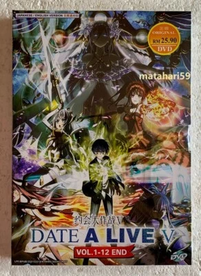 Date A Live V (Season 5) Complete Anime DVD (English Dubbed) FREE SHIPPING - Image 1 of 4