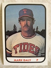 1981 Tidewater Tides Minor League TCMA #25 Mark Daly M3