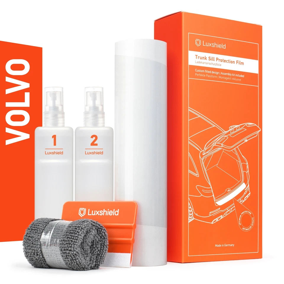 Lámina protectora de borde de carga para Volvo S90 2 (II) 234 transparente brillante - Imagen 1 de 4