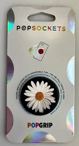 PopSockets PopGrip 800995WM Phone Grip Stand Swappable White Daisy – New - Photo 1 sur 4