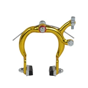 MX 890A Old School BMX Bicycle Brake CALIPER Alloy Front or Rear GOLD - Picture 1 of 1