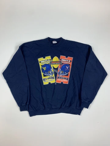 Vintage 2002 Contintental Tire Bowl Sweatshirt 2XL Crewneck 2000s NCAA Football Cover
