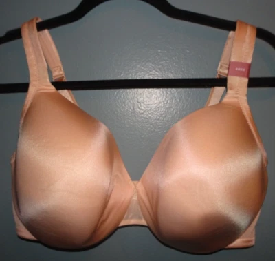 Sujetador Lane Bryant Cacique 40DD Melocotón Satinado Ligeramente Forrado Cobertura Completa Foto 1 de 2