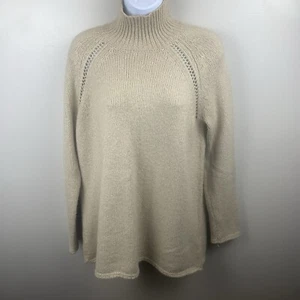 J Jill Pullover Pulli Gr. XS Creme Beige Pure Jill Baumwolle Wollmischung Mokassin Ausschnitt - Bild 1 von 13