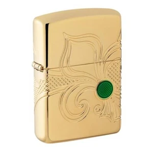 zippo Fleur-de-lis special edition lighter gold plated armor Luxury edition - Picture 1 of 1