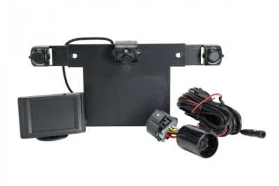 Hopkins 50002 Smart Hitch Backup Camera & Sensor System 3.5" Moniter Plug-n-Play - Image 1 of 4