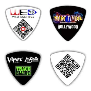 Custom Triangle Delrin Guitar Picks - Picture 1 of 4