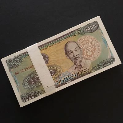 Vietnam 1000 Dong, 1988, Pick#106, Lot of 100 pcs, UNC - Image 1 of 2