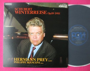 Prey Bianconi SCHUBERT:Winterreise JAPAN DENON PCM DIGITAL PRESS. 2LP * MINT-