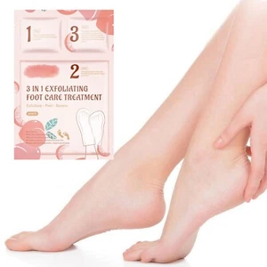 3-in-1 Peach Extract Foot Mask Deep Cleansing Rejuvenate Foot Moisturizing Mask - Picture 1 of 6