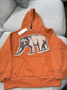 Gymboree Neu mit Etikett Gr. S 5-6 Jungen Bär Hoodie - Bild 1 von 4