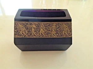 ANTIQUE HUGE AMETHYST GLASS MOSER KARLSBAD VASE CIRCA 1920's SIGNED! - Picture 1 of 9