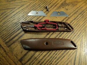 Vintage Allway Adjstable Utility Knife Tool No. RK4 w/ 2 NOS Blades  6-1/8" Long