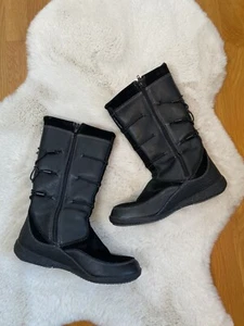 Stivali invernali Allrounder by Mephisto neri impermeabili foderati in pelliccia donna taglia 9  - Foto 1 di 8