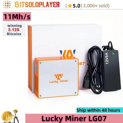 Lucky Miner LG07 Dogecoin & Litecoin LTC Miner 11Mh/s ASIC Crypto Scrypt Miner - Image 1 of 4