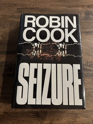 Robin Cook Large Print Seizure Hardcover Book Medical Thriller Vtg Dust Jacket  - Image 1 of 4