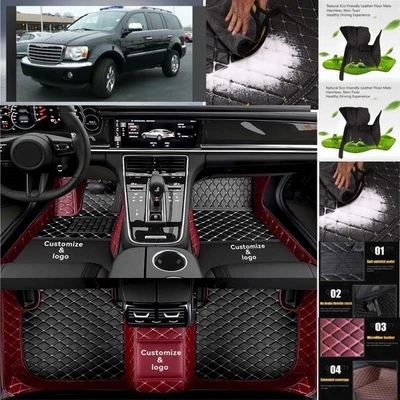 For Chrysler Aspen Car Floor Mats Custom Waterproof Luxury Carpets Auto Liner Foto 1 de 4