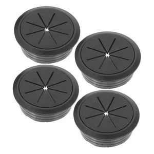 4 Pcs Kabellochabdeckung Arbeit Büro Kabeldurchführungen Für Schreibtischkabel - Bild 1 von 12