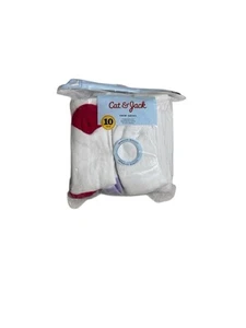 Cat & Jack Kids Crew Socks - Shoe Size Toddler 9-2.5 - Picture 1 of 5