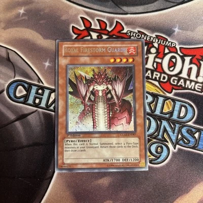 Yu-Gi-Oh! Royal Firestorm Guards [GLAS-EN087] 1st Ed LP Holo Bleed (VST) - Image 1 of 4