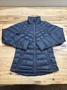 Chaqueta de plumón Columbia Titanium para mujer talla pequeña 700 negra Omni-Heat Puffer LEER - Imagen 1 de 9