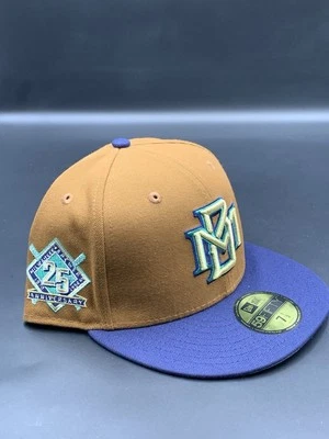 MILWAUKEE BREWERS 25TH ANNIVERSARY BOURBON PRIME TWO TONE EDITION 59FIFT 7 1/2 - Image 1 of 4