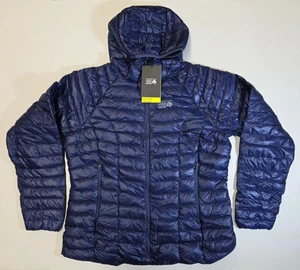 Mountain Hardwear Ghost Whisperer Hoody Jacke Damen XL Blau 800 Fill Down Neu mit Etikett - Bild 1 von 10