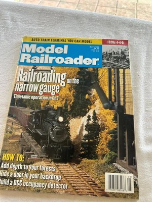 Model Railroader Magazine May 2000 Narrow Gauge Timetable On3 MRC - Image 1 of 2