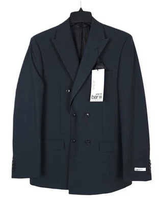 Bar III Men's Slim-Fit Active Stretch Wool Suit Jacket Green Solid 42L NWT - Image 1 of 4