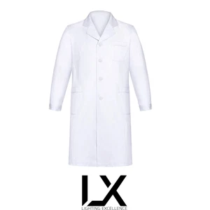 Weißer Baumwollmantel | Langarm | Chemie Laborkittel - Bild 1 von 8