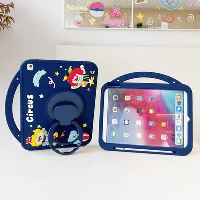 For iPad 11th A16 10th 10.9" 9 8 7 mini 7 6 Air Pro Stitch Kid Stand Case Cover - Image 1 of 4