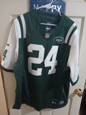 Nike New York Jets Darrelle Revis #24 On Field NFL Jersey Green - Mens Size XL - Image 1 of 4