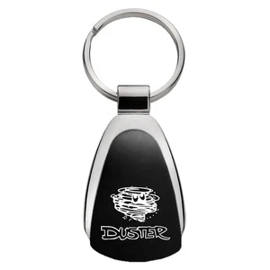 Licensed Black Teardrop Keychain for Plymouth Duster - AUGD8122 - Picture 1 of 2