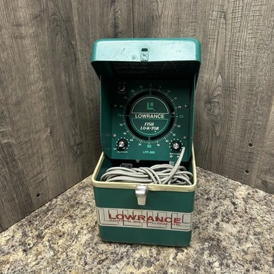 Vintage Lowrance Fish Locator Lo-K-Tor Depth Finder LFP-300 Untested - Image 1 of 4