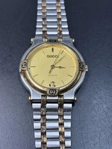 Gucci 9000M Vintage Watch Fixed Date Unused, Men's Accessory - Picture 1 of 13