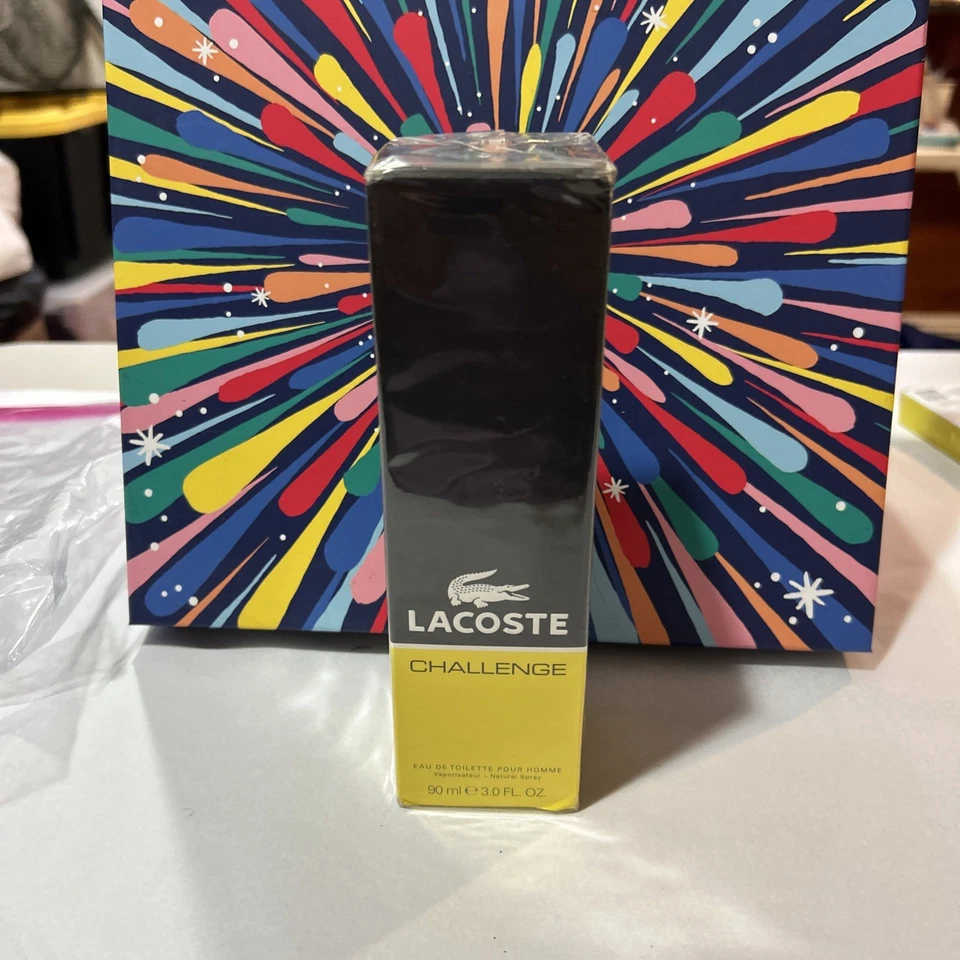 Lacoste Challenge Eau De Toilette Pour Homme 3.0 fl oz / 90 ml spray nuevo en caja Foto 1 de 4