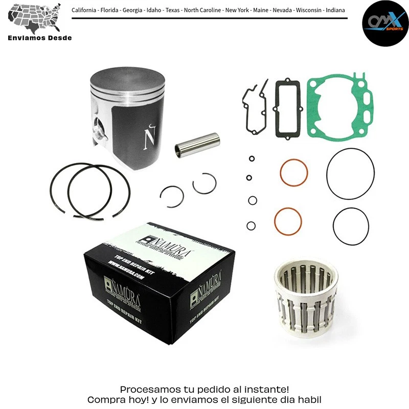 Top End & Piston CERAMIC COMP CYL 66.35/STD 11:1  Yamaha YZ250X YZ250 2002-2022 - Image 1 of 1