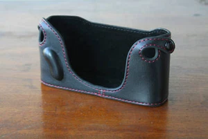 Zhou Red Stitch Case for Voigtlander Bessa R R2 R3a L T - Picture 1 of 8