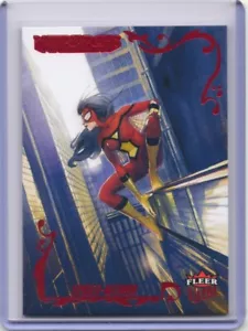 Spider-Woman 2/4 Red - 2024 Upper Deck Fleer Ultra Matriarchs of Marvel #67 SSP - Picture 1 of 2
