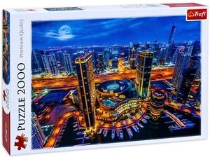 NEW Trefl Jigsaw Puzzle 2000 Pieces 27094 Lights of Dubai Premium Quality - Imagen 1 de 2