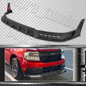 Luces de circulación secuenciales LED labio parachoques delantero negro para Ford Maverick 2022-2024 - Imagen 1 de 8