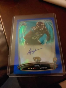 Topps Bowman 2014 cromo Allen Hurns automático 182/199 - Imagen 1 de 2