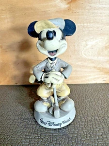 Walt Disney World Parks Mickey Mouse Golf Golfer Bobblehead - Picture 1 of 8