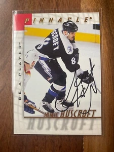 A45,030 - 1997-98 Be A Player Autographs #88 Jamie Huscroft - Picture 1 of 1