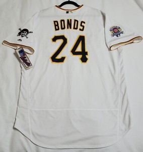MAJESTIC AUTHENTIC 52 2XL PITTSBURGH PIRATES BARRY BONDS FLEX BASE TBTC Jersey