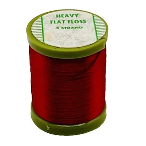 Danville's Heavy Flat Floss - 4 Strand RED - Picture 1 of 3