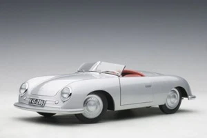 Porsche 356 ""número 1" 1948 modelo de coche plata 1:18 arte coche - Imagen 1 de 12